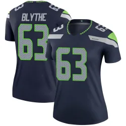 Austin Blythe Seattle Seahawks Legend Women's Jersey (Navy)