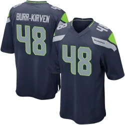 Ben Burr-Kirven Seattle Seahawks Game Men's Team Color Jersey (Navy)