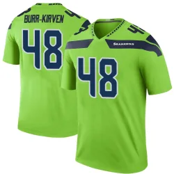 Ben Burr-Kirven Seattle Seahawks Legend Men's Color Rush Neon Jersey (Green)