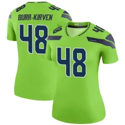 Ben Burr-Kirven Seattle Seahawks Legend Women's Color Rush Neon Jersey (Green)