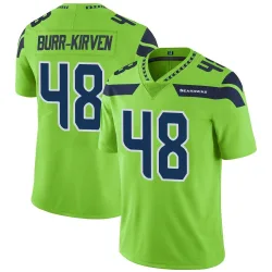 Ben Burr-Kirven Seattle Seahawks Limited Men's Color Rush Neon Jersey (Green)