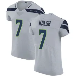 Blair Walsh Seattle Seahawks Elite Men's Alternate Vapor Untouchable Jersey (Gray)