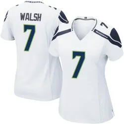Blair Walsh Seattle Seahawks Game Women's Jersey (White)
