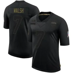 Blair Walsh Seattle Seahawks Limited Men's 2020 Salute To Service Jersey (Black)