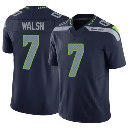 Blair Walsh Seattle Seahawks Limited Men's Vapor F.U.S.E. Jersey (Navy)