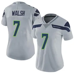 Blair Walsh Seattle Seahawks Limited Women's Alternate Vapor Untouchable Jersey (Gray)