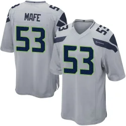 Boye Mafe Seattle Seahawks Game Men's Alternate Jersey (Gray)