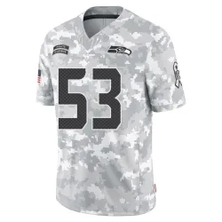 Boye Mafe Seattle Seahawks Limited Men's 2024 Salute to Service Jersey (Arctic Camo)