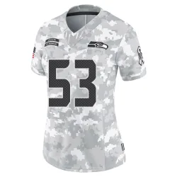 Boye Mafe Seattle Seahawks Limited Women's 2024 Salute to Service Jersey (Arctic Camo)