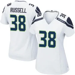 Brady Russell Seattle Seahawks Game Women's Jersey (White)