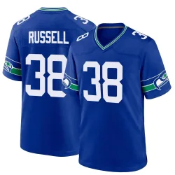 Brady Russell Seattle Seahawks Game Youth Throwback Jersey (Royal)