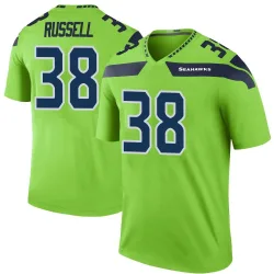 Brady Russell Seattle Seahawks Legend Men's Color Rush Neon Jersey (Green)