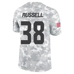 Brady Russell Seattle Seahawks Limited Men's 2024 Salute to Service Jersey (Arctic Camo)