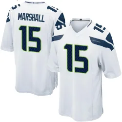 Brandon Marshall Seattle Seahawks Game Men's Jersey (White)