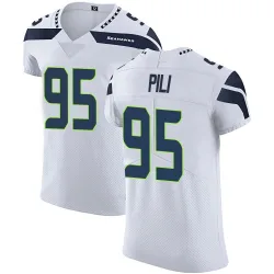 Brandon Pili Seattle Seahawks Elite Men's Vapor Untouchable Jersey (White)