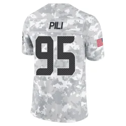Brandon Pili Seattle Seahawks Limited Men's 2024 Salute to Service Jersey (Arctic Camo)
