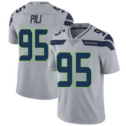 Brandon Pili Seattle Seahawks Limited Men's Alternate Vapor Untouchable Jersey (Gray)
