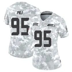 Brandon Pili Seattle Seahawks Limited Women's 2024 Salute to Service Jersey (Arctic Camo)