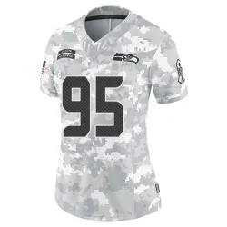Brandon Pili Seattle Seahawks Limited Women's 2024 Salute to Service Jersey (Arctic Camo)
