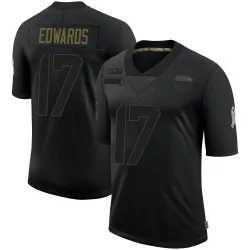 Braylon Edwards Seattle Seahawks Limited Men's 2020 Salute To Service Jersey (Black)
