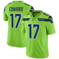 Braylon Edwards Seattle Seahawks Limited Men's Color Rush Neon Jersey (Green)