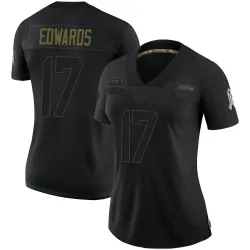 Braylon Edwards Seattle Seahawks Limited Women's 2020 Salute To Service Jersey (Black)