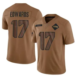 Braylon Edwards Seattle Seahawks Limited Youth 2023 Salute To Service Jersey (Brown)