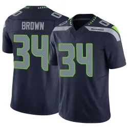 Brittain Brown Seattle Seahawks Limited Men's Vapor F.U.S.E. Jersey (Navy)