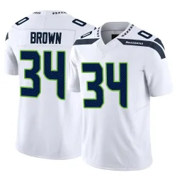 Brittain Brown Seattle Seahawks Limited Men's Vapor F.U.S.E. Jersey (White)