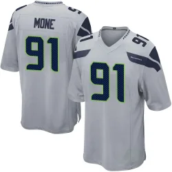 Bryan Mone Seattle Seahawks Game Men's Alternate Jersey (Gray)