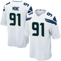 Bryan Mone Seattle Seahawks Game Men's Jersey (White)