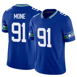 Bryan Mone Seattle Seahawks Limited Men's Throwback Vapor F.U.S.E. Jersey (Royal)