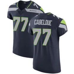 Bryce Cabeldue Seattle Seahawks Elite Men's Team Color Vapor Untouchable Jersey (Navy)
