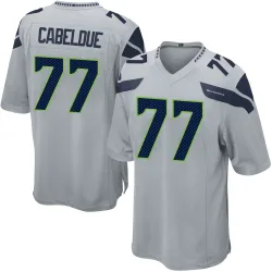 Bryce Cabeldue Seattle Seahawks Game Men's Alternate Jersey (Gray)
