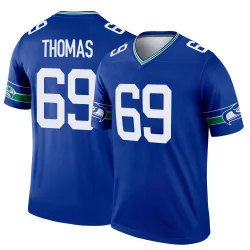 Bubba Thomas Seattle Seahawks Legend Men's Throwback Jersey (Royal)