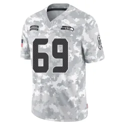 Bubba Thomas Seattle Seahawks Limited Men's 2024 Salute to Service Jersey (Arctic Camo)