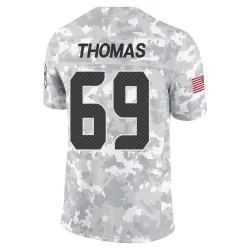 Bubba Thomas Seattle Seahawks Limited Men's 2024 Salute to Service Jersey (Arctic Camo)