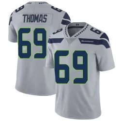 Bubba Thomas Seattle Seahawks Limited Men's Alternate Vapor Untouchable Jersey (Gray)