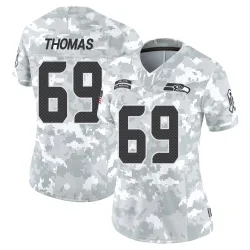 Bubba Thomas Seattle Seahawks Limited Women's 2024 Salute to Service Jersey (Arctic Camo)
