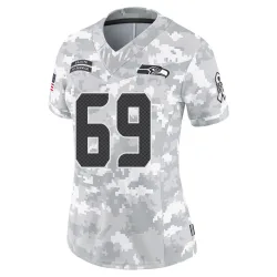 Bubba Thomas Seattle Seahawks Limited Women's 2024 Salute to Service Jersey (Arctic Camo)