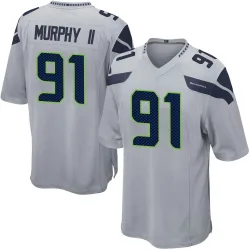 Byron Murphy II Seattle Seahawks Game Men's Alternate Jersey (Gray)