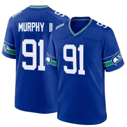 Byron Murphy II Seattle Seahawks Game Men's Throwback Jersey (Royal)