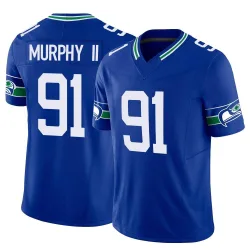 Byron Murphy II Seattle Seahawks Limited Men's Throwback Vapor F.U.S.E. Jersey (Royal)
