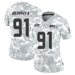 Byron Murphy II Seattle Seahawks Limited Women's 2024 Salute to Service Jersey (Arctic Camo)
