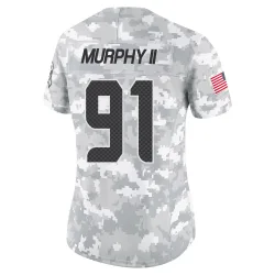 Byron Murphy II Seattle Seahawks Limited Women's 2024 Salute to Service Jersey (Arctic Camo)