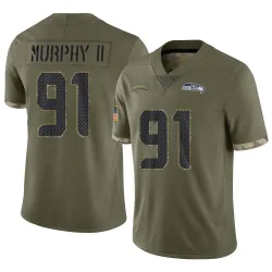 Byron Murphy II Seattle Seahawks Limited Youth 2022 Salute To Service Jersey (Olive)