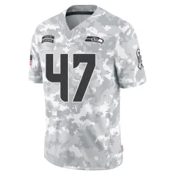 Cade Brewer Seattle Seahawks Limited Men's 2024 Salute to Service Jersey (Arctic Camo)