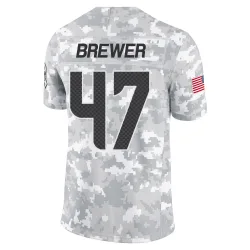 Cade Brewer Seattle Seahawks Limited Men's 2024 Salute to Service Jersey (Arctic Camo)