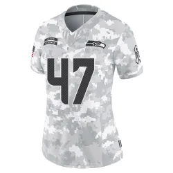 Cade Brewer Seattle Seahawks Limited Women's 2024 Salute to Service Jersey (Arctic Camo)