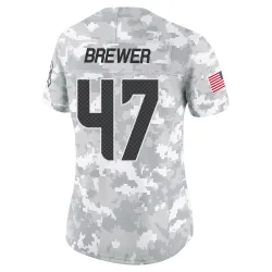 Cade Brewer Seattle Seahawks Limited Women's 2024 Salute to Service Jersey (Arctic Camo)